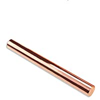 AIHOUSE Cobre Redonda De Rod 2 Piezas- 6mm De Diámetro- 8mm- 10mm- 12mm para Cuchillo Material De La Manija- Collarines…